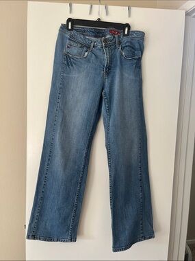 Seven7 Light Blue Wide-Leg Jeans